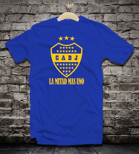 Argentina Boca Juniors La Mitad Mas Uno T Shirt Camiseta 