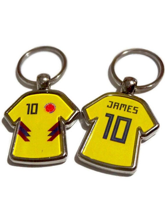 2018 World Cup Personalised Football Team Country Shirt Supporters Keyring 
