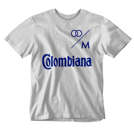 Retro Colombia Millonarios T shirt Colombiana Millonarios Camiseta Etsy Australia