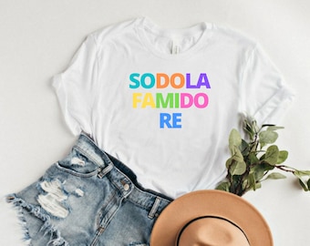 Camiseta de Sonrisas y Lágrimas, Do, Re, Mi, Regalo de musical de Broadway, Regalo para fans de Sonrisas y Lágrimas, Fans de Julie Andrews, Camiseta de teatro, Regalos de teatro