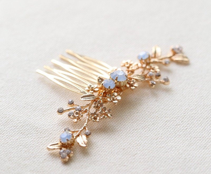 Opal Pearl Bridal Hair Pins, Wedding Hair Clip Set, Opal