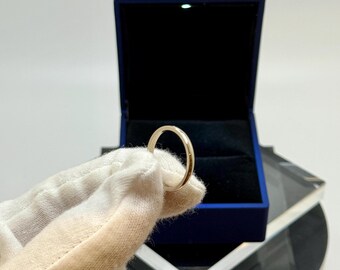 Wedding Ring, 14K Solid Gold, Classic Wedding Band, Women's and Men's, 14K White Gold, Half Round Ring, Comfort, 2mm - 8mm, All Sizes