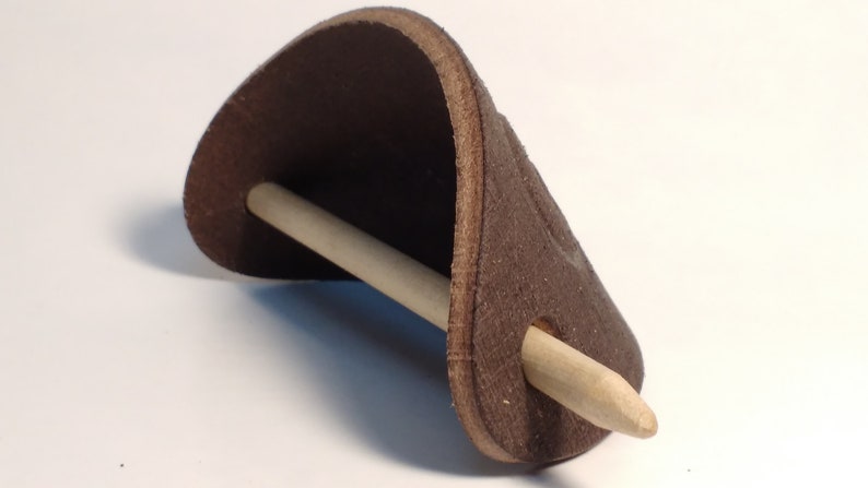 Large Oval Hair Bun Holder With Double Spiral