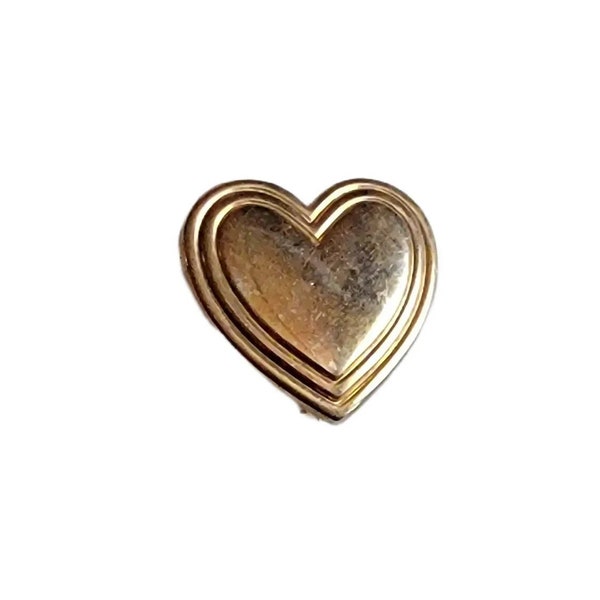 Vintage Gold Tone Heart Pin The Variety Club, Vintage Brooch, The Variety Club, Costume Jewelry, Vintage Jewelry, The Variety Club Brooch