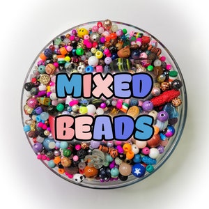 Loose Bead Mystery Bag Mix 170g/6oz, Loose Beads, Crafting, Beading, Bulk Bead, Bead Soup, Mystery Bag, Beading, Bead Lot, Bead Supply, Bead