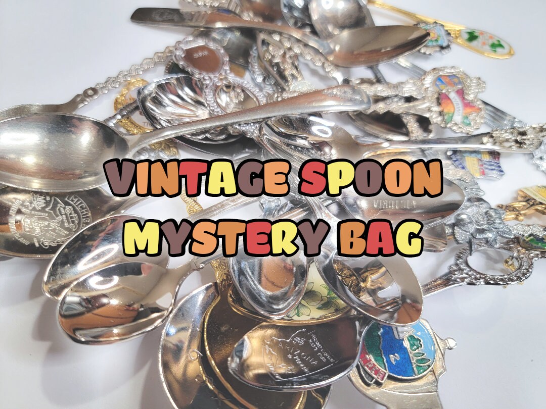 Vintage Spoon Mystery Bag, Vintage Spoon, Spoon, Collectibles, Souvenir