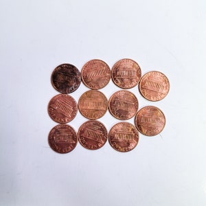 Vintage USA Penny Lot 1980s, Coin Lot, American Coins, Coin Collection, Unminted, VTG
