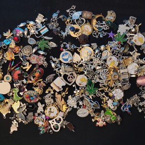 20pc Mixed Loose Charms, Bracelet Charm, Enamel Charms, Charm Soup, Jewelry Making, Grab bag, Crafting, Mixed Charm Lot, Bulk Charms, Charms