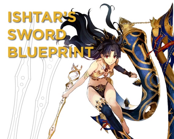 Fate Series Ishtar S Sword 1st Ascension Pattern Line Etsy