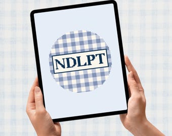 NDLPT Charm - Gráfico Digital de Bordado em Tela 18 Pontos
