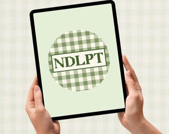 NDLPT Charm - Gráfico Digital de Bordado em Tela 18 Pontos