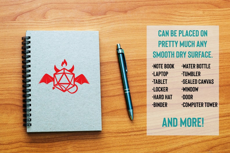 Chaotic Evil D20 Decal Sticker for Laptop, Character Book, Tablet ...