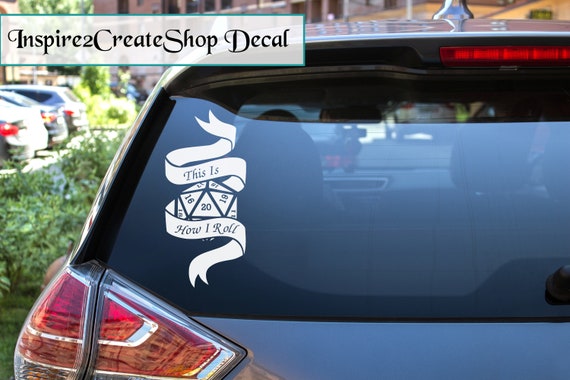 Let the Good Times Roll Dice Decal Custom Vinyl car truck window stick –  CustomVinylDecals4U