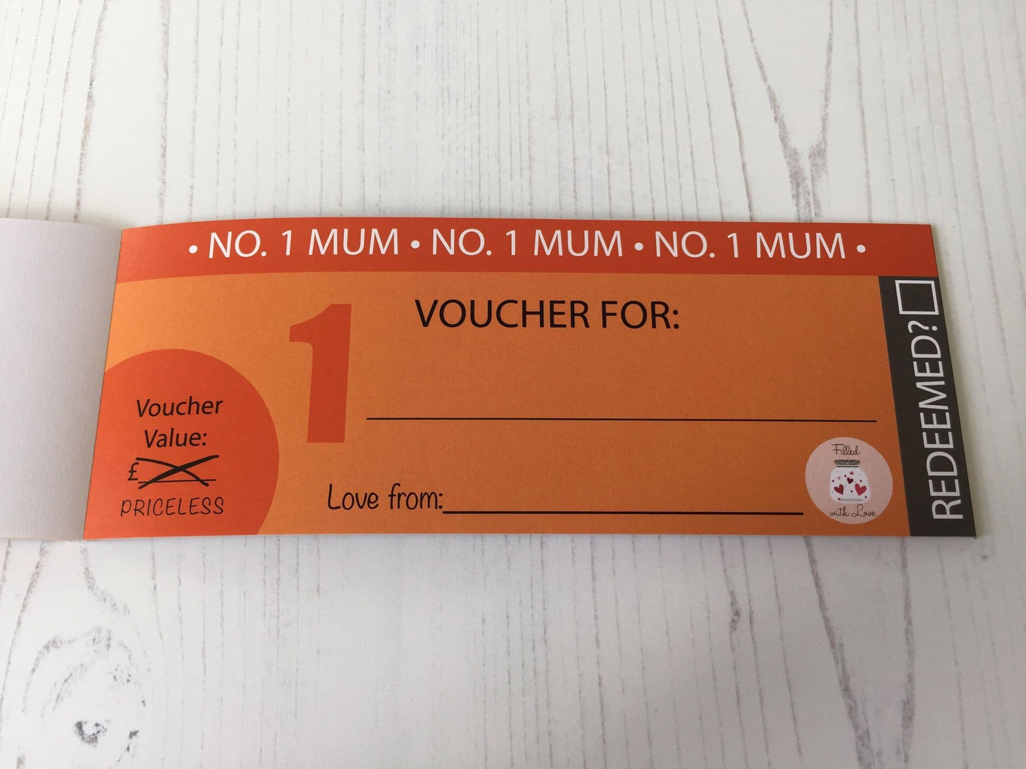 Vouchers for Mum Perfect Christmas gift for mum birthday Etsy