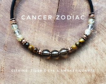 Genuine Smoky Quartz Crystal Gold Plated Pendant Astrological For Women Handmade Design Necklace Beads