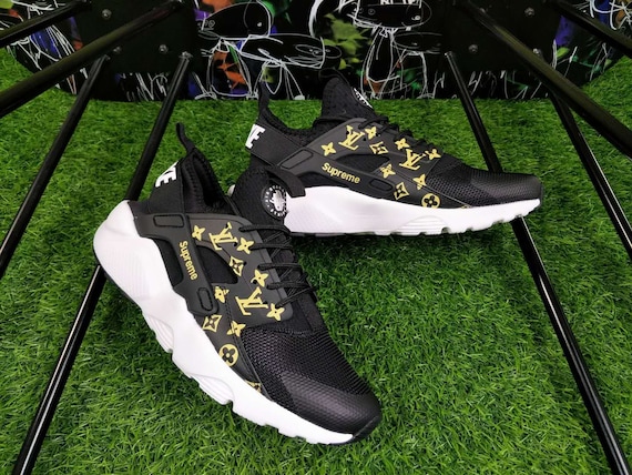 Custom Nike Air Huarache Supreme Louis Vuitton 4.0 | Etsy