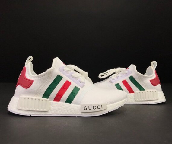 Adidas NMD x Gucci Custom Shoes white (SALE) Adidas NMD x Gucci Custom Shoes white (SALE)