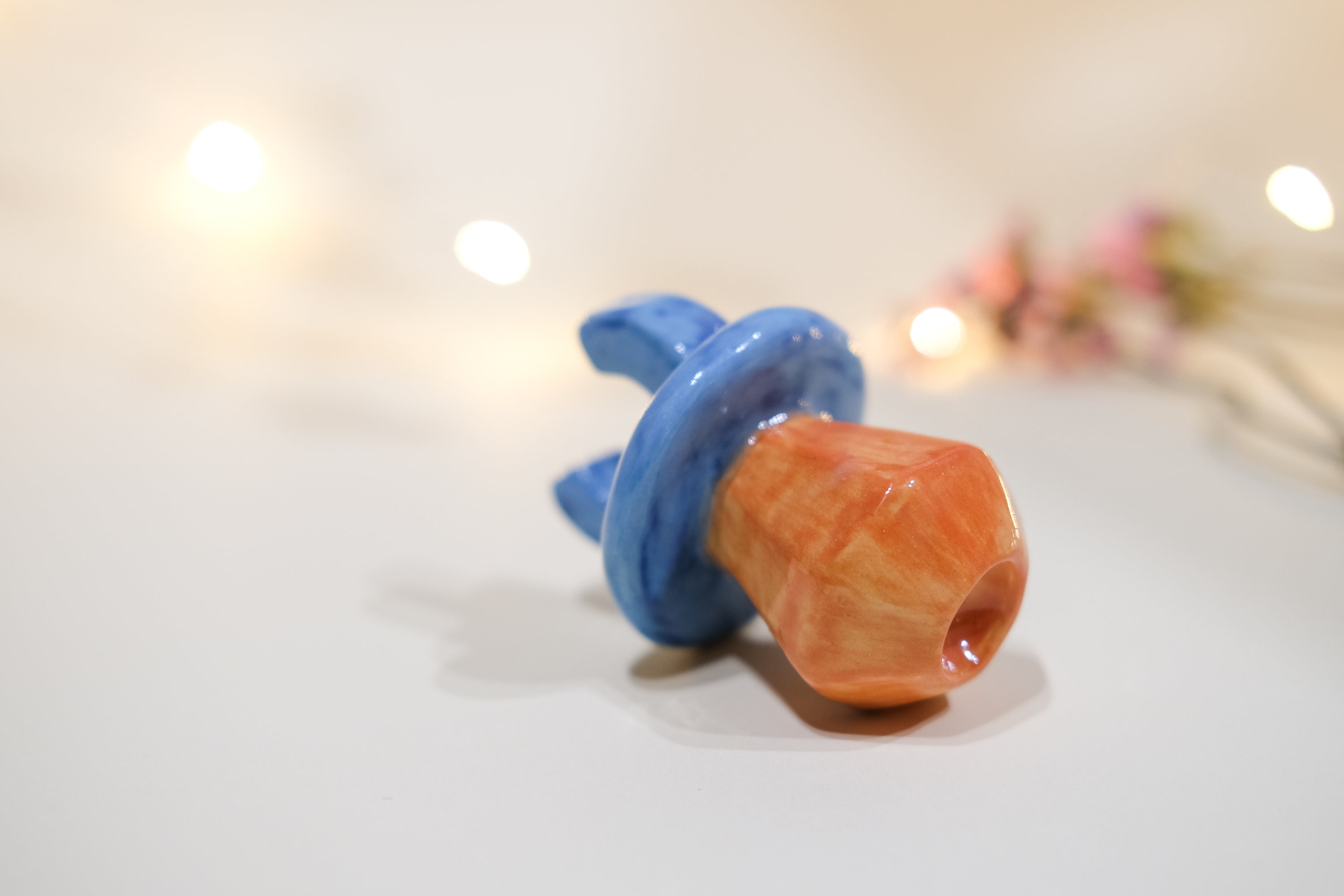 100 Ceramic Cutie Ring Pop Candy Smoking Pipe Handmade Etsy