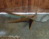 Mid Century Modern Adrian Pearsall Sculptural Kidney Jacks Coffee Table