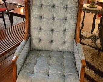 cane wingback chair outdoor wicker tufted blue textured velvet cane wingback chair cane chair etsy cane wingback chair outdoor wicker tufted blue textured velvet cane wingback chair cane chair etsy