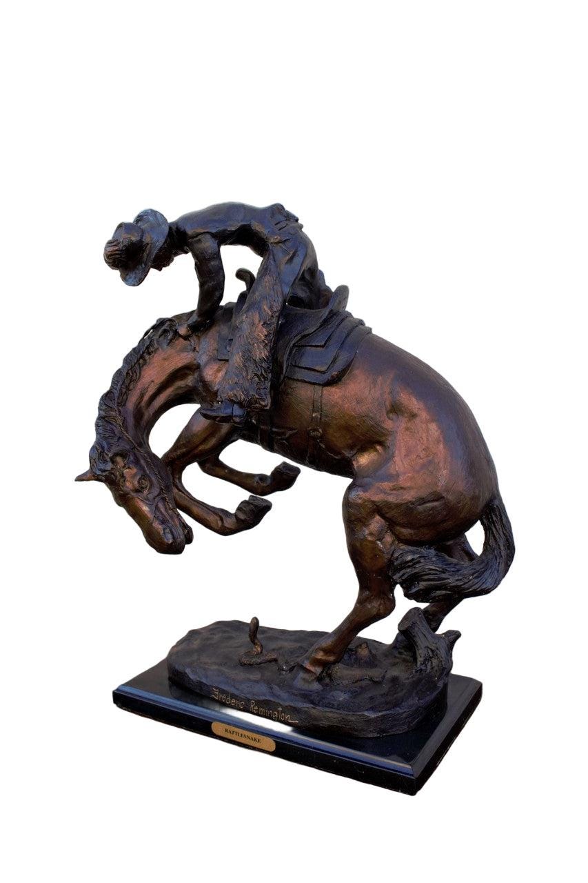 Frederic Remington Rattlesnake Bronze - Etsy