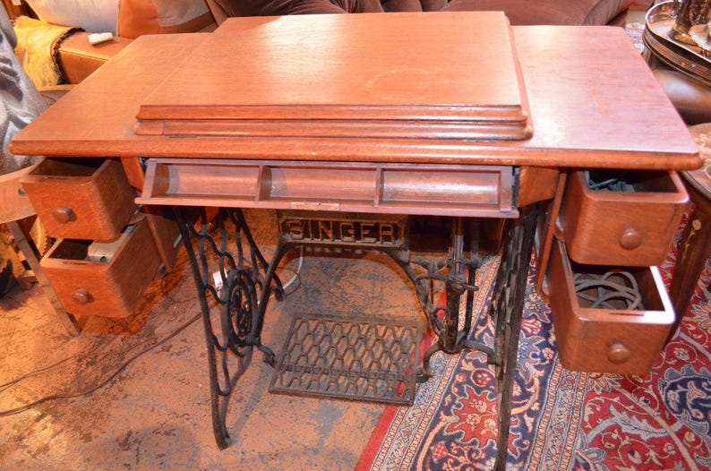 SOLD Vintage Singer Sewing Machine Etsy Australia