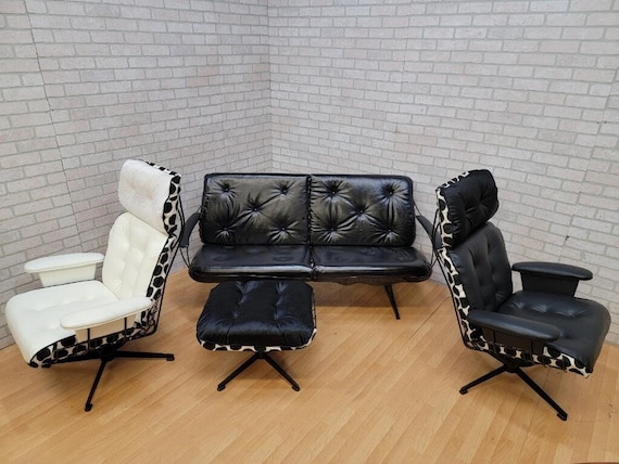 Mid Century Modern Homecrest Indoor outdoor 2 Lounges Loveseat