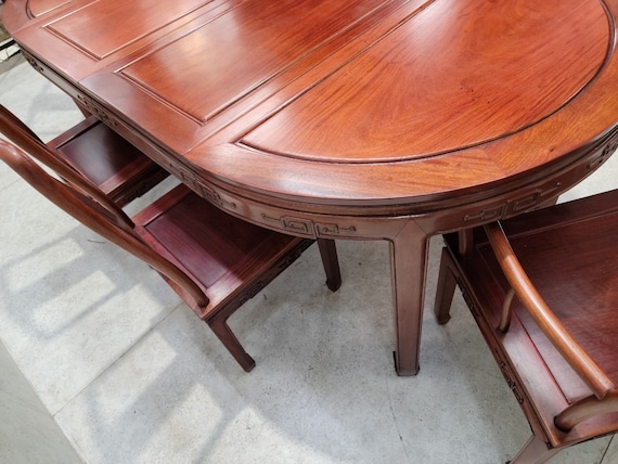 Antique rosewood dining table discount