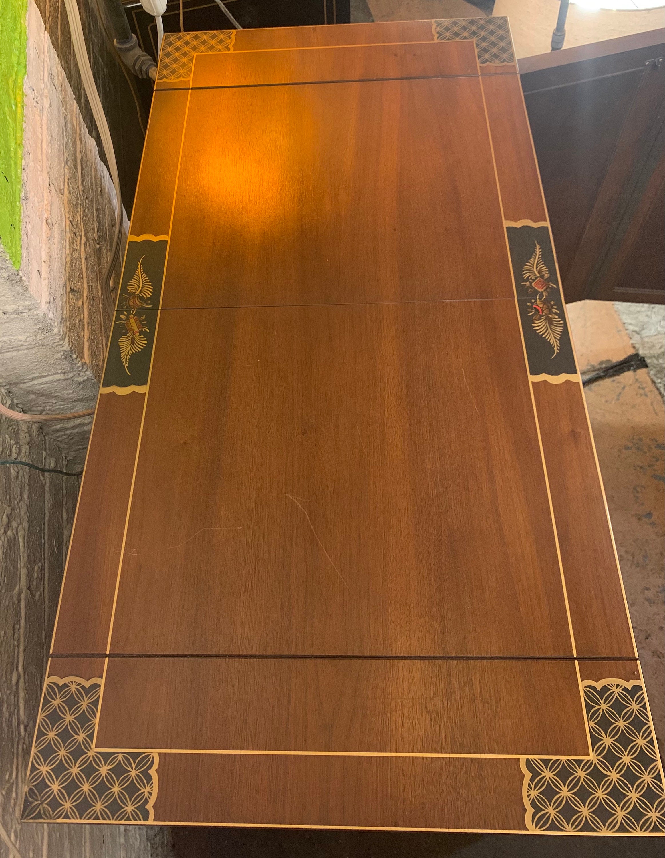 Jasper Company Hand Painted Expandable Bar Cart/dry Etsy