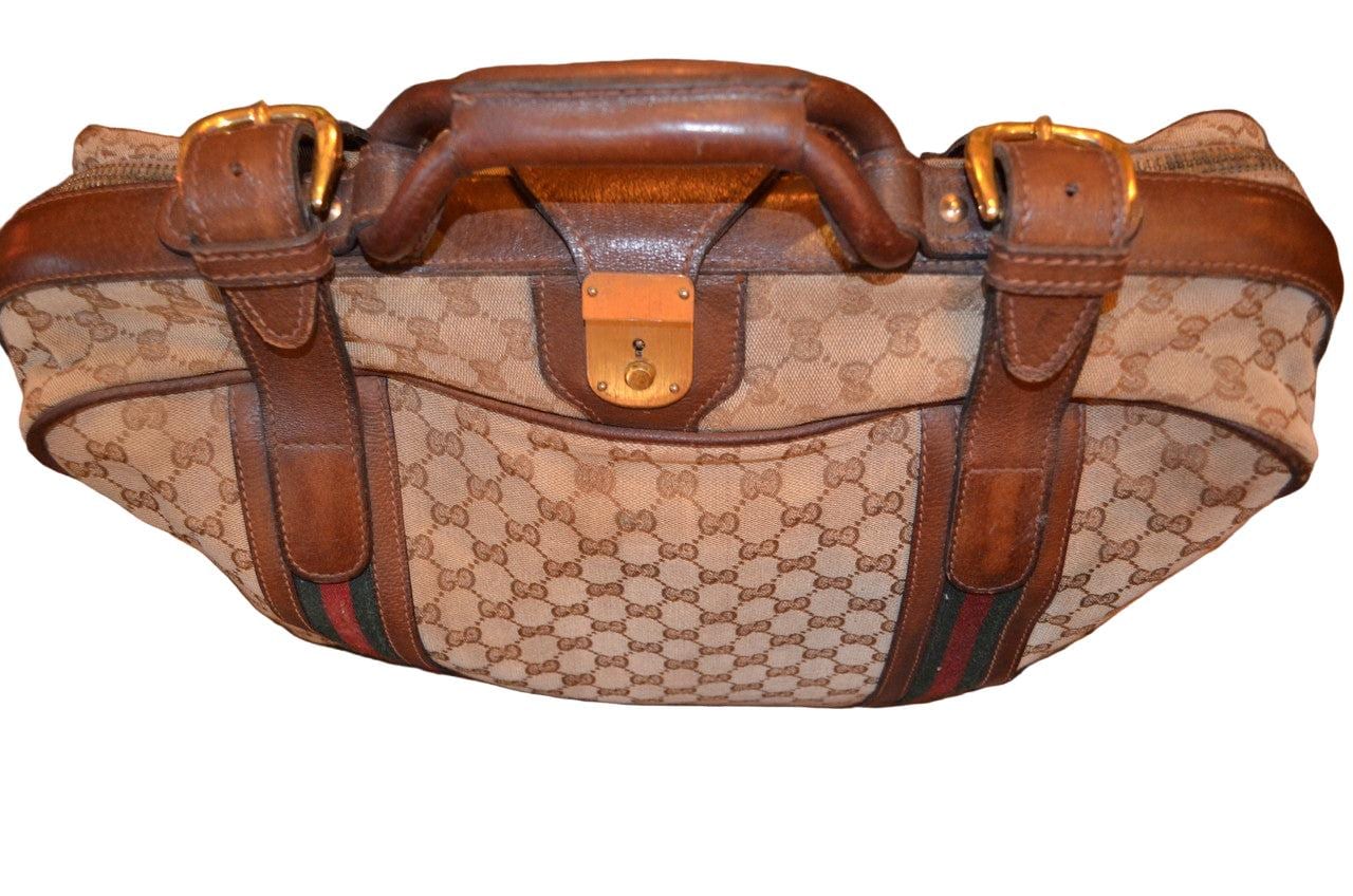 ヴィンテージ グッチ トラベルバッグ ラゲッジ - Etsy 日本