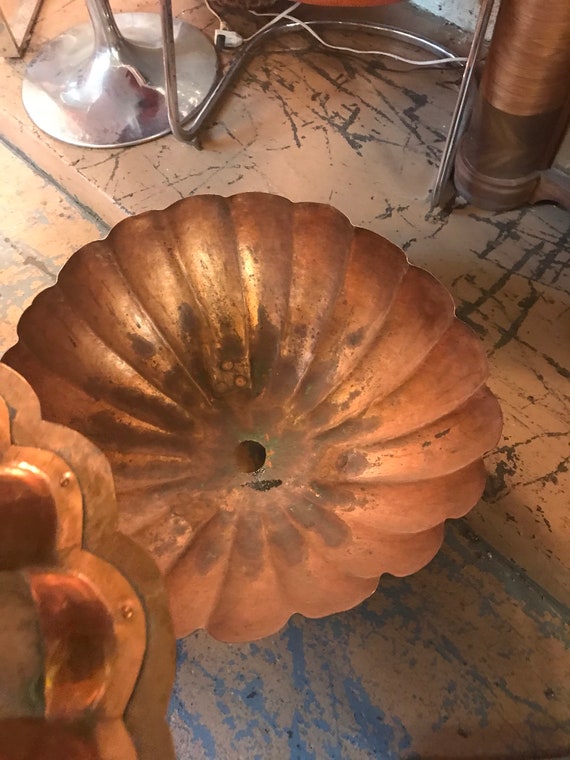 Vintage Copper Fire Pit With Copper Lid Etsy