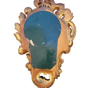 Antique Swedish Westerstrand Gold Rococo Cartouche Clock image 6