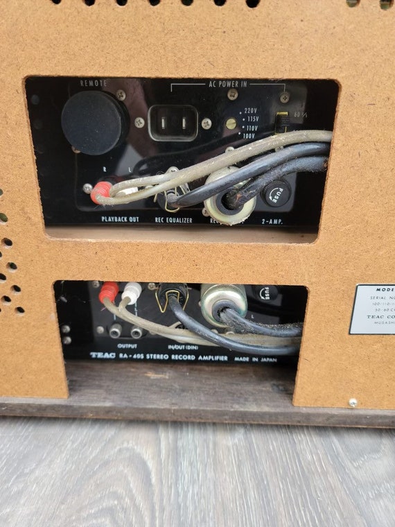 Vintage 1966 TEAC Tascam Reel to Reel Tape Recorder 