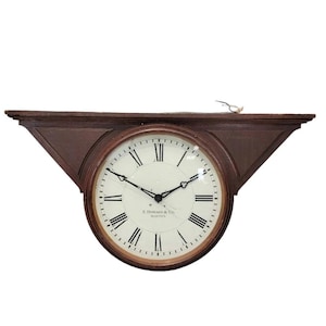 Antique E. Howard and Co. Double Sided Top Mount Bank Clock
