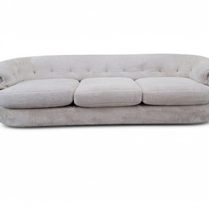 Sofá MCM con diseño de osito de peluche color crema de Schweiger Industries