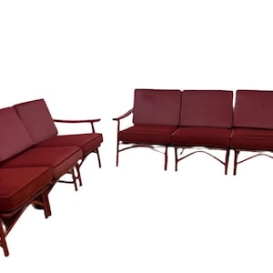 MCM asian Style Modular Schnittsofa Set von Ficks Reed Neu bezogen