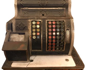 アンティーク NCR ナショナル キャッシュレジスター モデル 1064 G