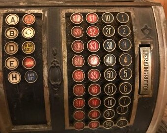 アンティーク NCR ナショナル キャッシュレジスター モデル 1064 G
