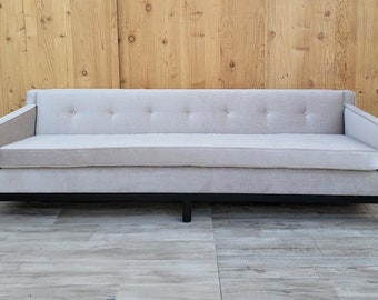 Mid Century Modern Edward Wormley for Dunbar Sofa Newly Upholstered in Mohair