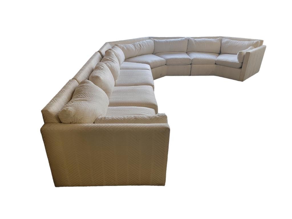 【CLASSICO】 Mezzo Stadium Brown / FLCCDA2U36 Mid Century Modern Milo Baughman Style Hexagonal Curved