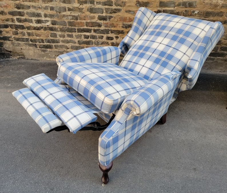 Vintage Smithe Craft Traditional Queen Anne Style Recliners Etsy