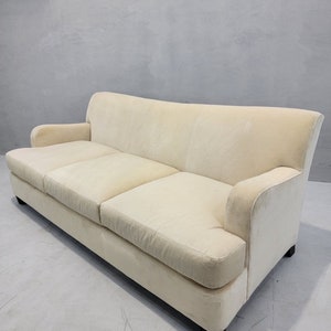 Vintage English Style Sofa by Barbara Barry Oval Collections For Henredon