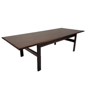 MCM Danish Rosewood Surfboard Style Coffee Table