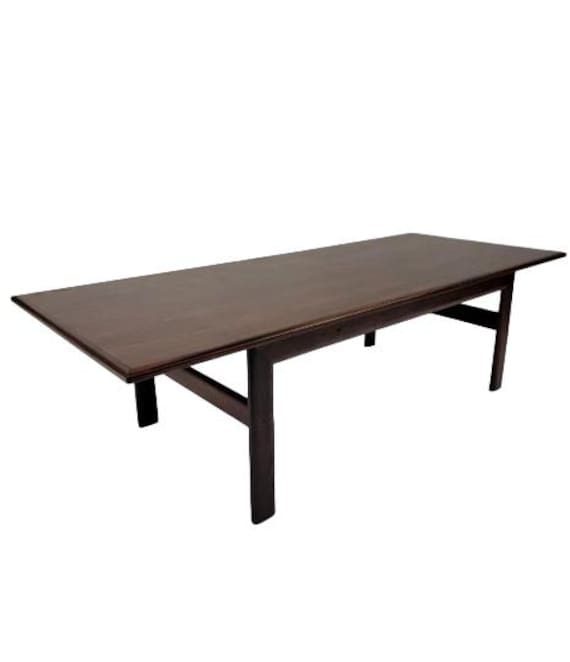 MCM Danish Rosewood Surfboard Style Coffee Table