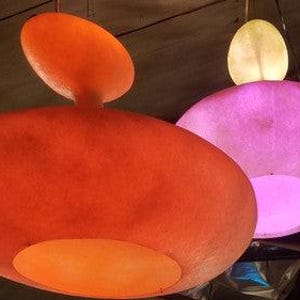 Mid Century Modern The Kundalini E.T.A. Sat Suspended Hanging Pendant Lamp by Guglielmo Berchicci