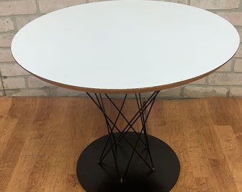 Mid Century Modern Isamu Noguchi White Cyclone Side Table