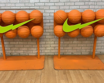 Vintage Nike Basketball Display Shelf - Set of 2