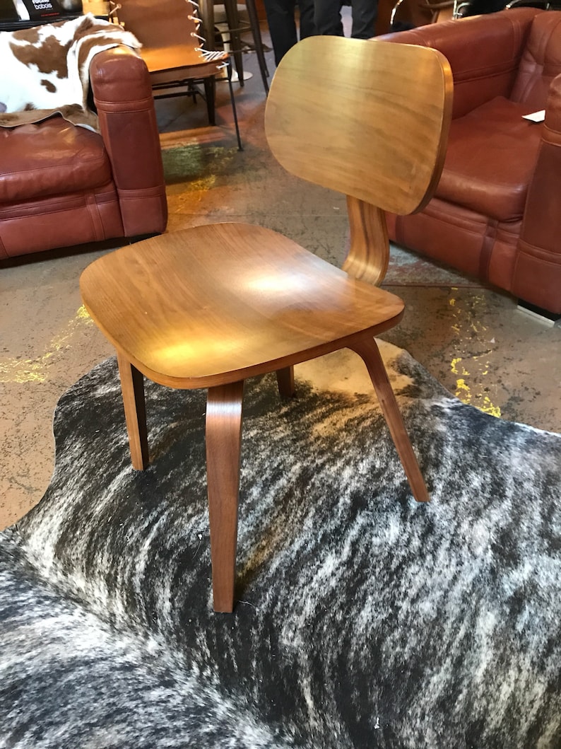 Handcrafted Custom Bent Mahogany Chair