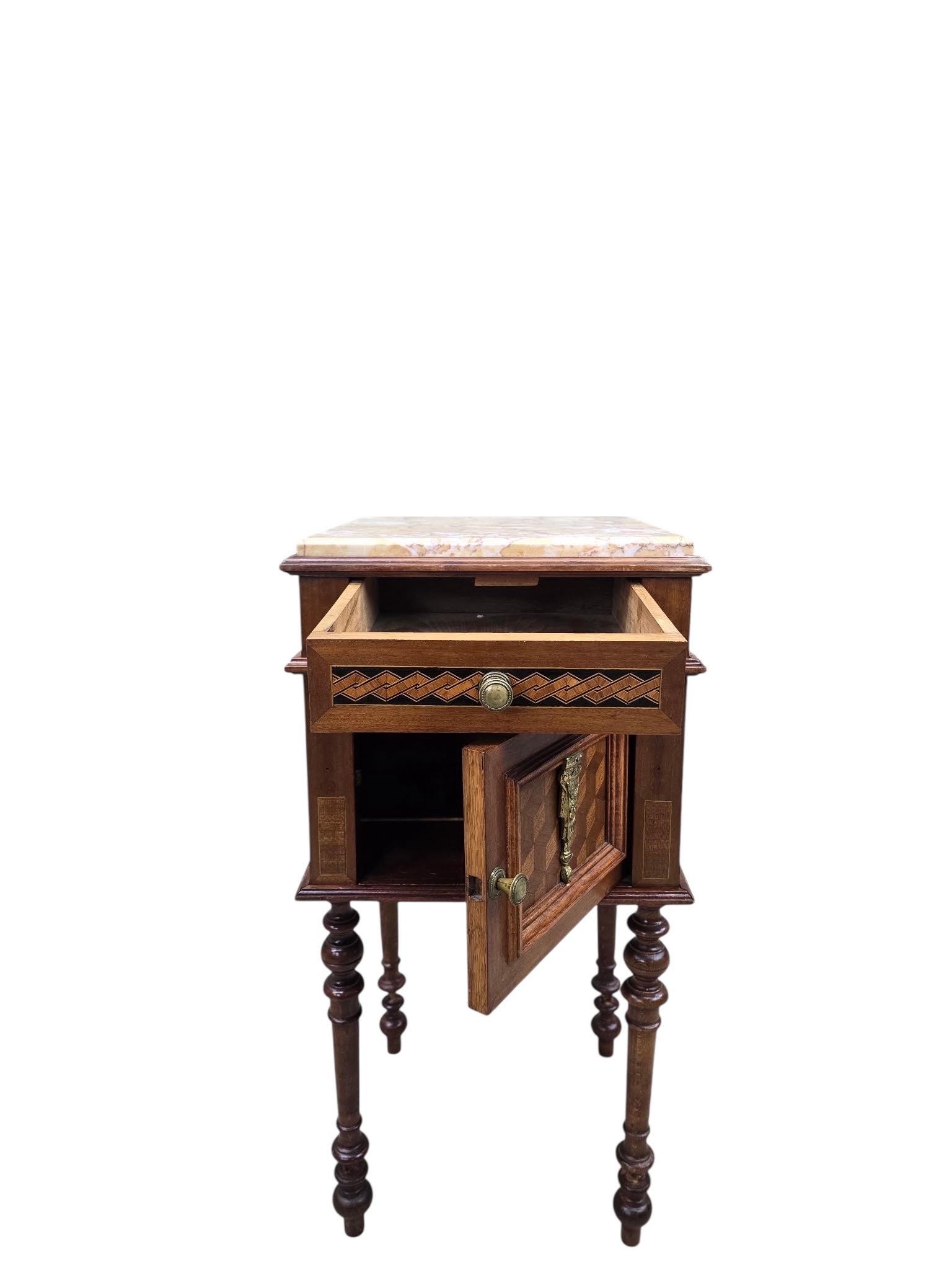 antique cigarette table Iron Antique Ferguson Bros. Mahogany Cigarette