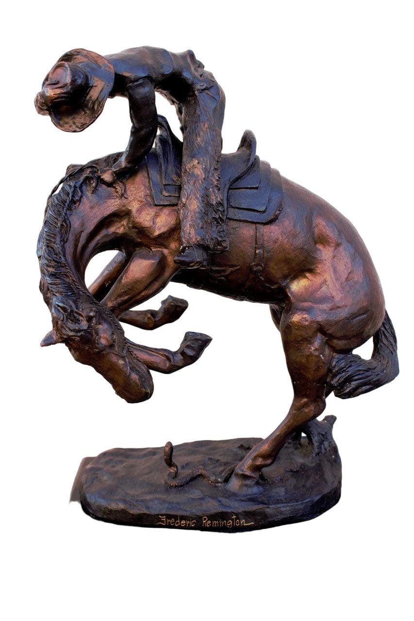 Frederic Remington Style “rattlesnake” Bronze Sculpture - Etsy